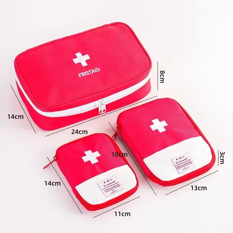Mini First Aid & Medicine Storage Bag – Portable Travel Emergency Survival Pill Case
